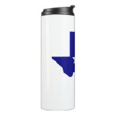Native Texan Flag Map Thermosbeker (Gedraaid links)