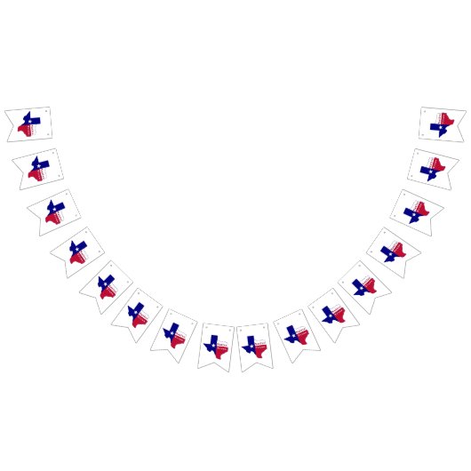 Native Texan Flag Map Vlaggetjes (Alle)