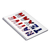 Native Texan Flag Notitieboek (Rechterzijde)