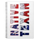 Native Texan Flag Notitieboek (Voorkant)