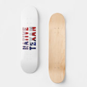 Native Texan Flag Persoonlijk Skateboard (Voorkant)