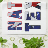 Native Texan Flag Theedoek (Gevouwen)