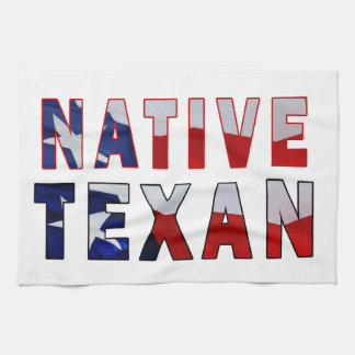 Native Texan Flag Theedoek