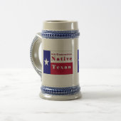 Native Texan Flag van de 8e generatie Bierpul (Voorkant links)