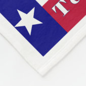 Native Texan Flag van de 8e generatie Fleece Deken (Hoek)