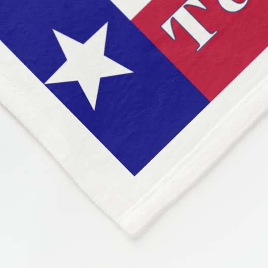 Native Texan Flag van de 8e generatie Fleece Deken (Hoek)