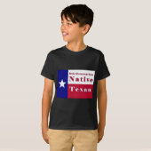 Native Texan Flag van de 8e generatie T-shirt (Voorkant volledig)