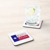 Native Texan Flag van de vijfde generatie Bier Onderzetter (Rechterzijde)