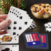 Native Texan Flag van de vijfde generatie Pokerkaarten (Insitu)