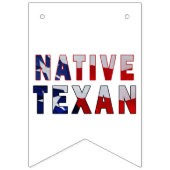 Native Texan Flag Vlaggetjes (Tweede vlag)