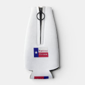 Native Texan Lone Star Flag Flesjeskoeler (Achterkant)