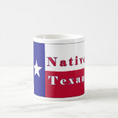 Native Texan Lone Star Flag Koffiemok (Center)