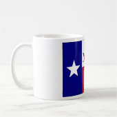 Native Texan Lone Star Flag Koffiemok (Links)