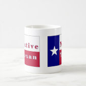 Native Texan Lone Star Flag Koffiemok (Center)