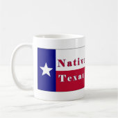 Native Texan Lone Star Flag Koffiemok (Links)