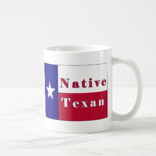 Native Texan Lone Star Flag Koffiemok