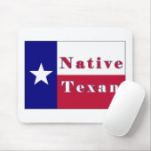 Native Texan Lone Star Flag Muismat (Met muis)