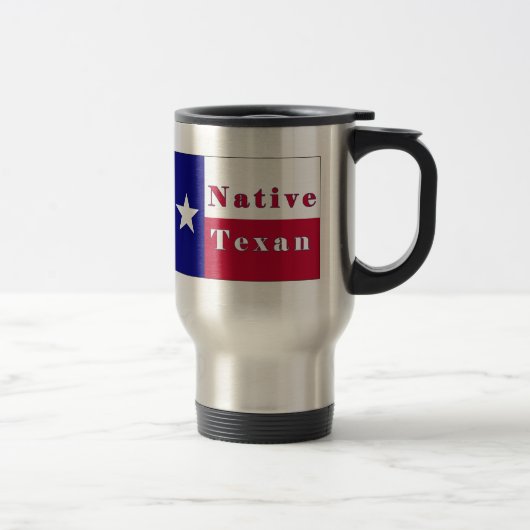 Native Texan Lone Star Flag Reisbeker (Rechts)