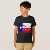 Native Texan Lone Star Flag T-shirt (Voorkant volledig)
