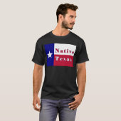 Native Texan Lone Star Flag T-shirt (Voorkant volledig)