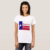 Native Texan Lone Star Flag T-shirt (Voorkant volledig)