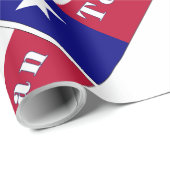 Native Texan-vlag van de derde generatie Cadeaupapier (Rol Hoek)
