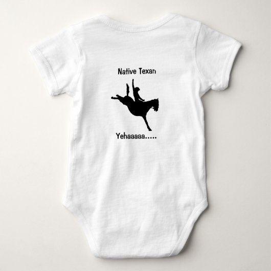 Native Texas One-stuk voor Baby Romper (Achterkant)