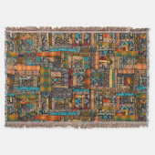 Native Throw Blanket Deken (Voorkant)