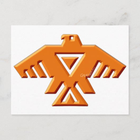 Native Thunderbird Briefkaart (Voorkant)