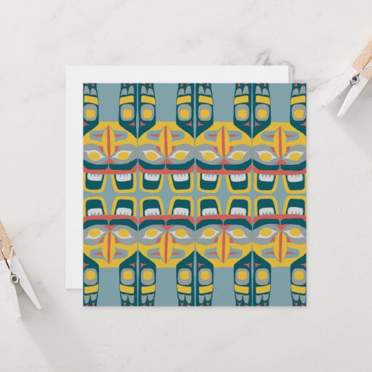 Native Thunderbird Kaart (Voorkant / Achterkant in situ)