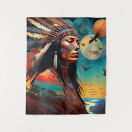 Native Tribal Art Wandkleed