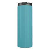 Native Tribal Bull Horns Skull Thermosbeker (Achterkant)