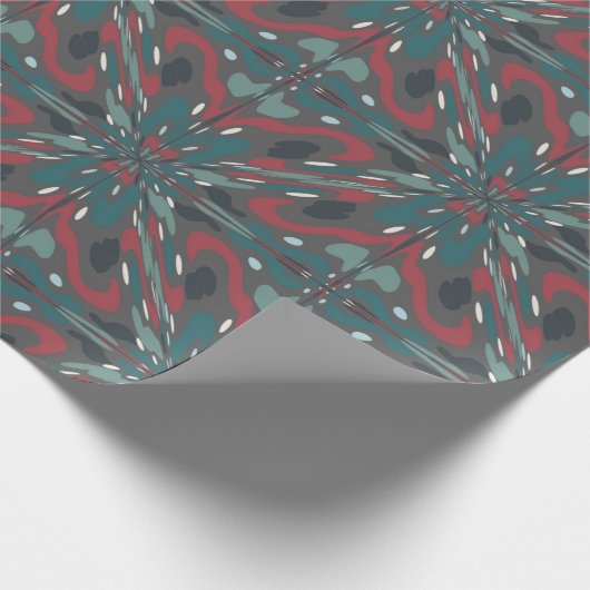 Native Tribal Southwestern Colors Patroon Cadeaupapier (Hoek)