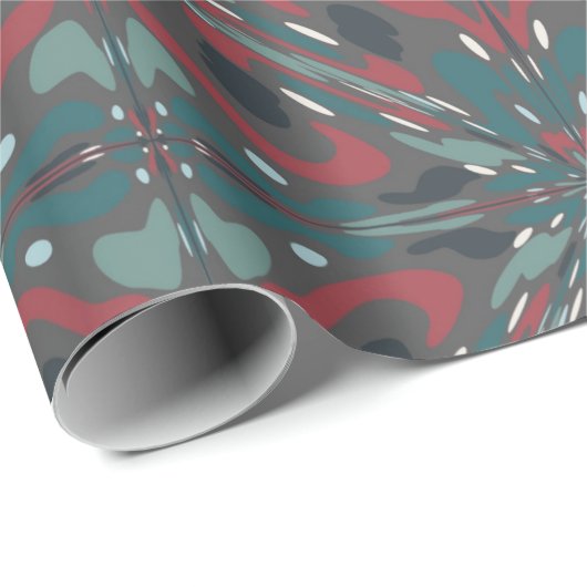 Native Tribal Southwestern Colors Patroon Cadeaupapier (Rol Hoek)