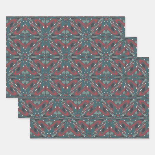 Native Tribal Southwestern Colors Patroon Inpakpapier Vel (Set)