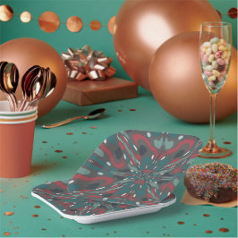 Native Tribal Southwestern Colors Patroon Papieren Bordje