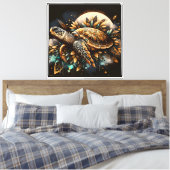 Native Turtle Canvas Afdruk (Insitu (Slaapkamer))
