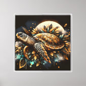Native Turtle Canvas Afdruk (Voorkant)