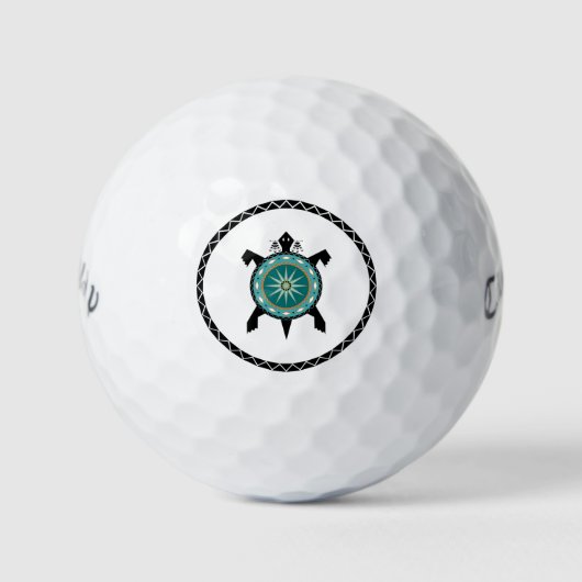 Native Turtle Golfballen (Voorkant)