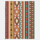 Native Warrior 60x80 Fleece Blanket Deken (Voorkant)