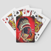 Native Warrior Classic Playing Cards Pokerkaarten (Achterkant)
