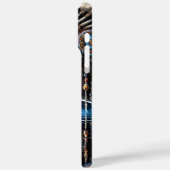 Native Warrior en Lion Moonlit Reflection Case-Mate iPhone Case (Achterkant / Links)