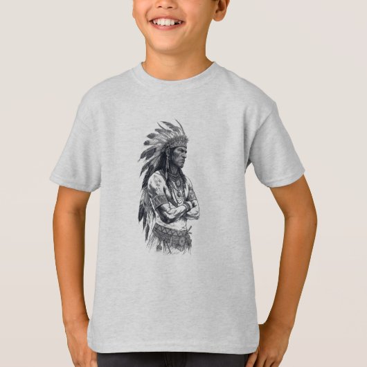 Native Warrior Spirit T-shirt (Voorkant)