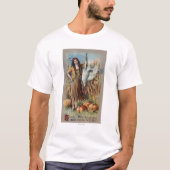 Native Woman Holding Turkije T-shirt (Voorkant)