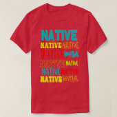 Native Word Art T-shirt (Design voorkant)