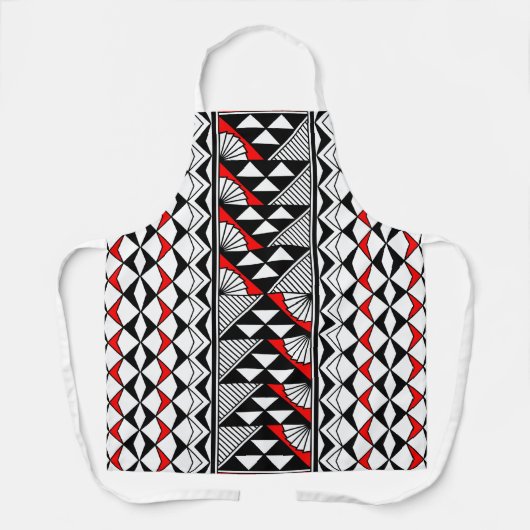 Native zon en regen in rood schort (Voorkant)