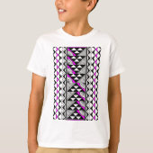 Native zon en regen in roze t-shirt (Voorkant)