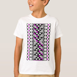 Native zon en regen in roze t-shirt