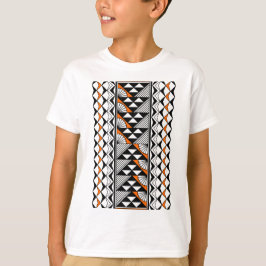 Native zon en regen in Sinaasappel T-shirt