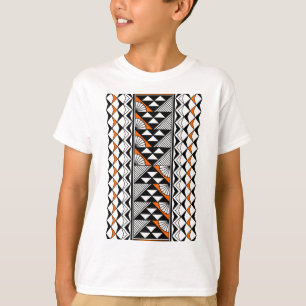 Native zon en regen in Sinaasappel T-shirt